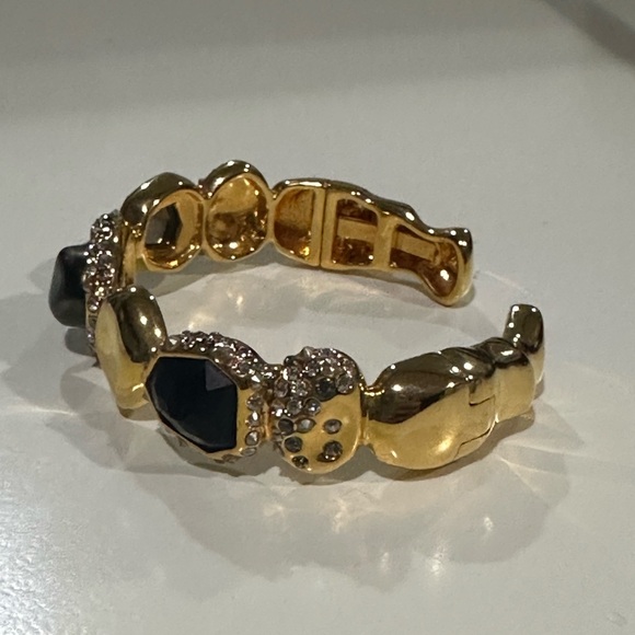 Alexis Bitter Gold and Black Gemstone Bracelet- Costume Jewelry - Picture 3 of 10